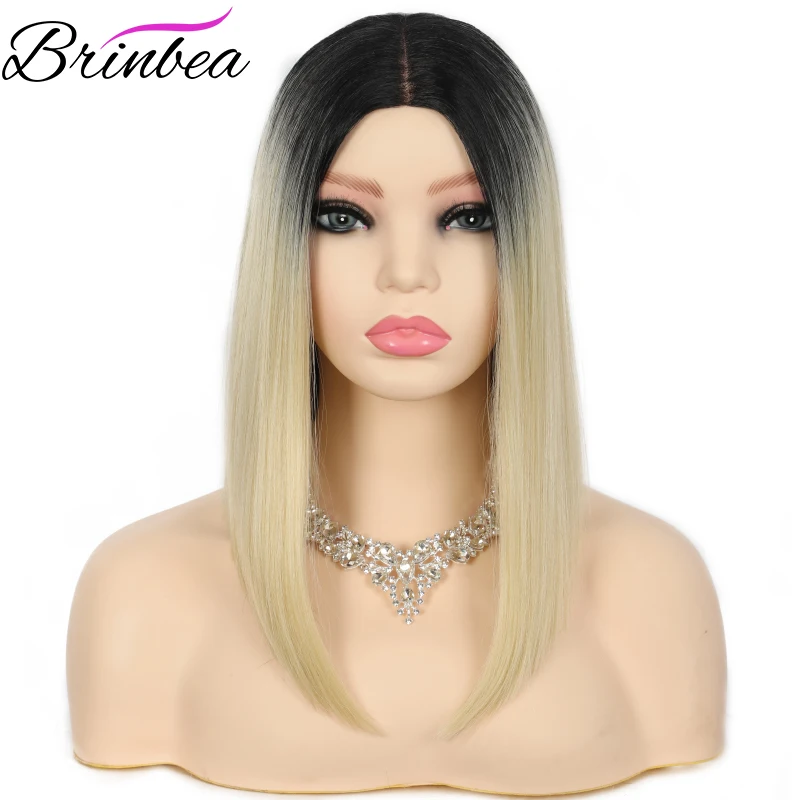Brinbea Medium Hair Wigs Yaki Straight Synthetic Lace Front Wig for Black Women Middle Part Ombre 613 Blonde Bob Lace Front Wigs
Brinbea Medium Hair Wigs Yaki Straight Synthetic Lace Front Wig for Black Women Middle Part Ombre 613 Blonde Bob Lace Front Wigs
