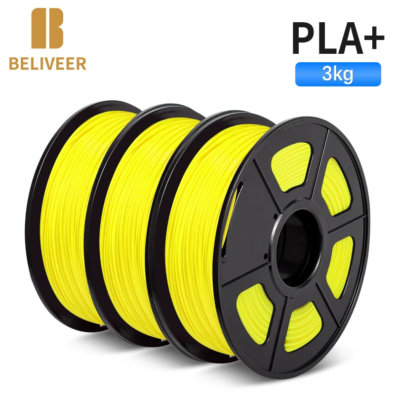 PLA PLUS 3D Filament 3D Printer Plastic 1.75MM 3 Rolls/Set Filament For All 3D Printer&3D Pen 100% Zero Bubble BELIVEER 3D
PLA PLUS 3D Filament 3D Printer Plastic 1.75MM 3 Rolls/Set Filament For All 3D Printer&3D Pen 100% Zero Bubble BELIVEER 3D