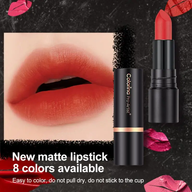 8 Colors Makeup Matte Lipstick Waterproof Long Lasting Lip Stick Sexy Red Pink Velvet Nude Lipsticks Women Cosmetics Batom
8 Colors Makeup Matte Lipstick Waterproof Long Lasting Lip Stick Sexy Red Pink Velvet Nude Lipsticks Women Cosmetics Batom
