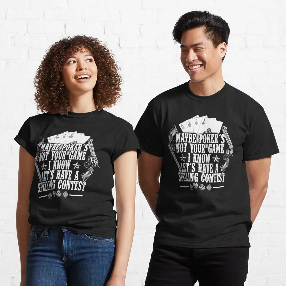 Tops T Shirt Women Tombstone Doc Holiday Maybe Poker's Not Your Game Classic T-Shirt
Tops T Shirt Women Tombstone Doc Holiday Maybe Poker's Not Your Game Classic T-Shirt