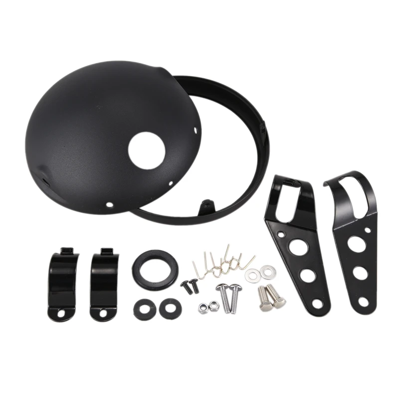 7 Inch Black Headlight Housing Universal Motorcycle Headlight Mounting Bracket Adjustable LED Headlight Bracket
7 Inch Black Headlight Housing Universal Motorcycle Headlight Mounting Bracket Adjustable LED Headlight Bracket