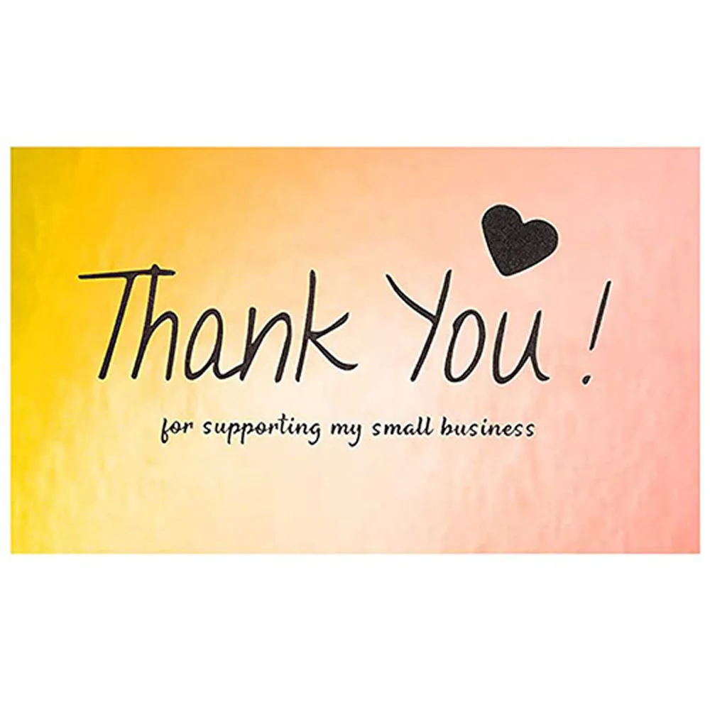New 50pcs Business Cards Thank You Holographic Gratitude Cards Shopping Purchase Thanks Greeting Cards Appreciation Cards
New 50pcs Business Cards Thank You Holographic Gratitude Cards Shopping Purchase Thanks Greeting Cards Appreciation Cards
