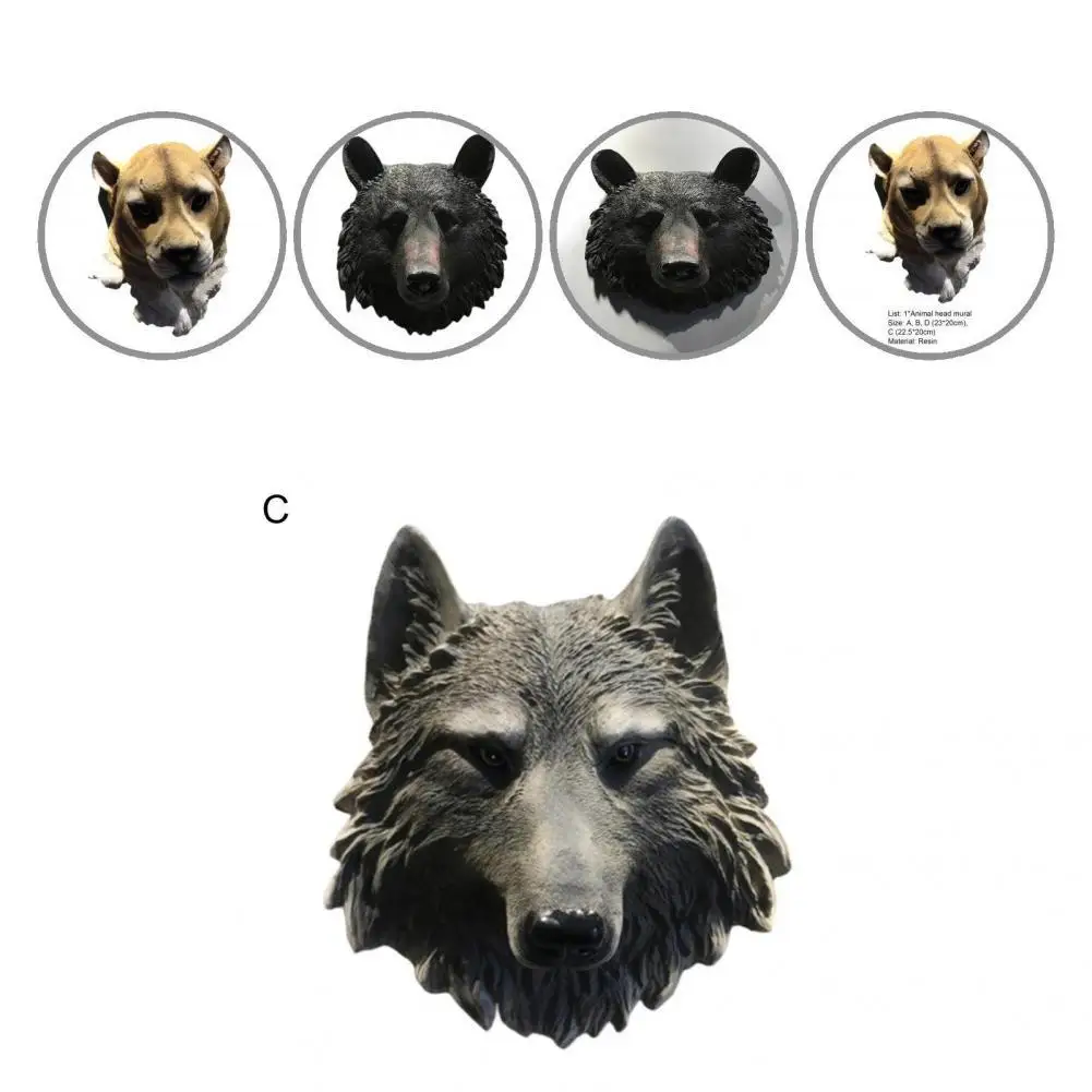 Special Fashion Vintage Bear Head Wall Hanging Decor Resin Wall Pendant Clear Printing for Garden
Special Fashion Vintage Bear Head Wall Hanging Decor Resin Wall Pendant Clear Printing for Garden
