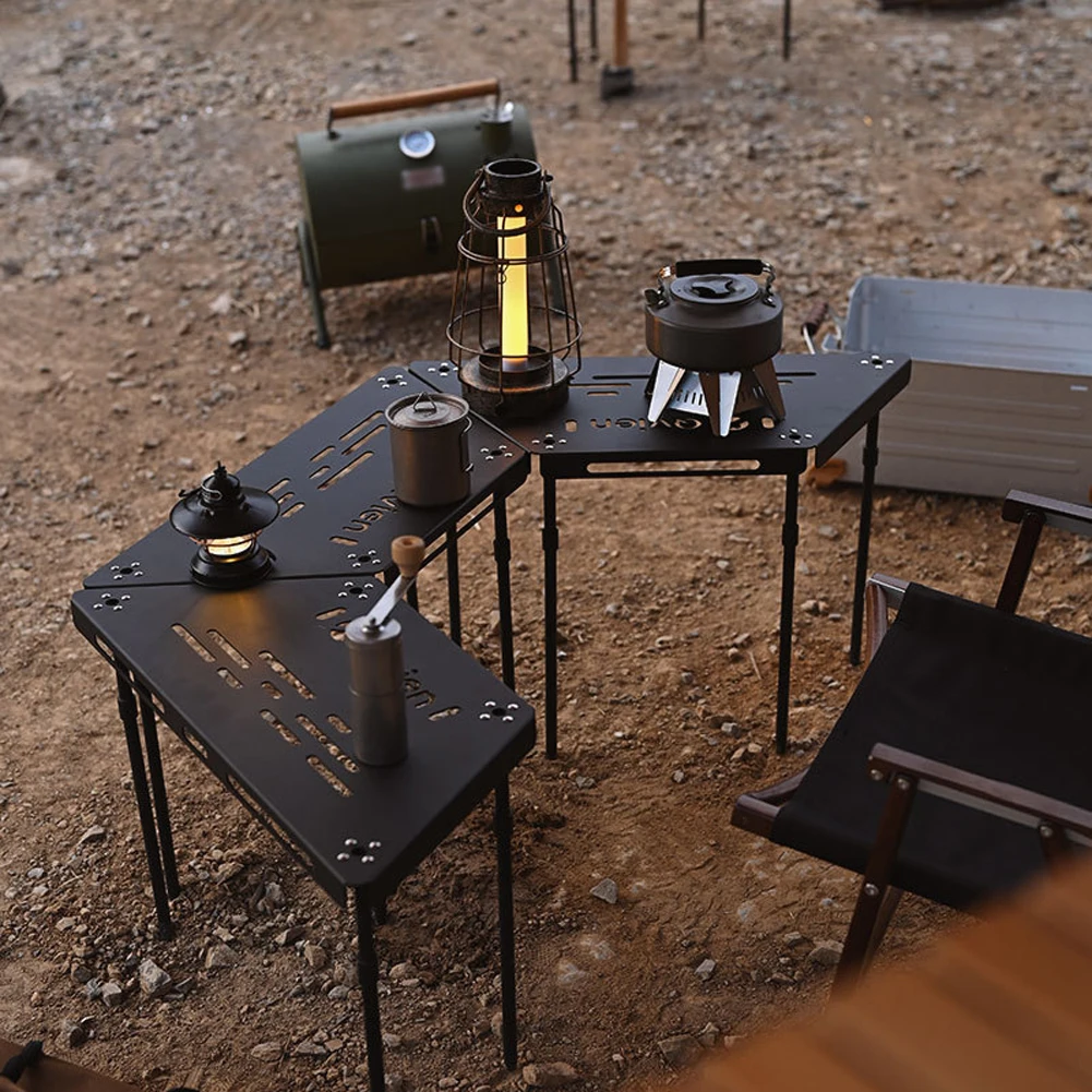Qvien Portable Camping Aluminum Alloy Table Folding Hollow Splicable Adjustable Outdoor Picnic Fishing Barbecue Mini Table
Qvien Portable Camping Aluminum Alloy Table Folding Hollow Splicable Adjustable Outdoor Picnic Fishing Barbecue Mini Table