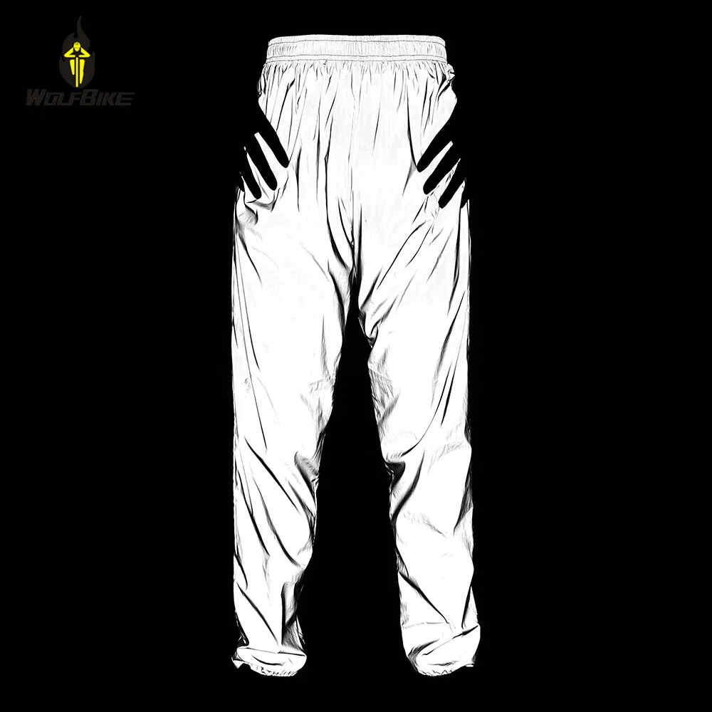 WOSAWE Windproof Waterproof Cycling Pants Full Reflective Night Riding Running Hiking Trousers Outdoor Sport MTB Bike Rain Pants
WOSAWE Windproof Waterproof Cycling Pants Full Reflective Night Riding Running Hiking Trousers Outdoor Sport MTB Bike Rain Pants