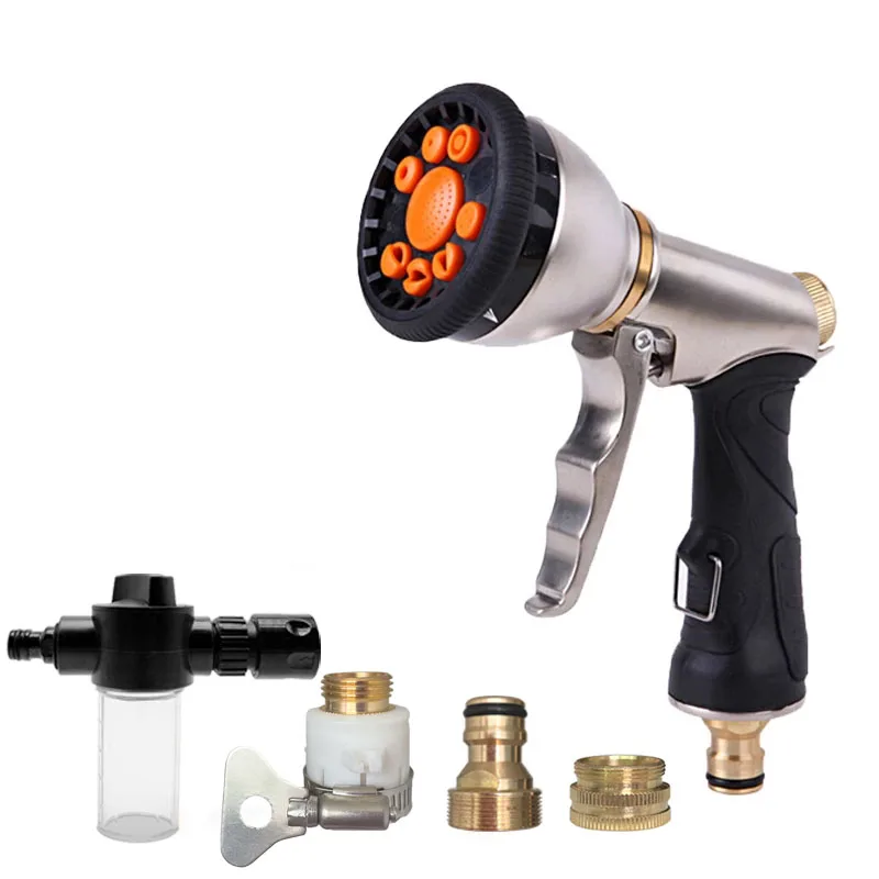 Garden Tools Water Gun Hose Nozzle Mutifunctional Household Watering Car Wash Water Sprayer High Pressure Water Gun Dropshipping
Garden Tools Water Gun Hose Nozzle Mutifunctional Household Watering Car Wash Water Sprayer High Pressure Water Gun Dropshipping