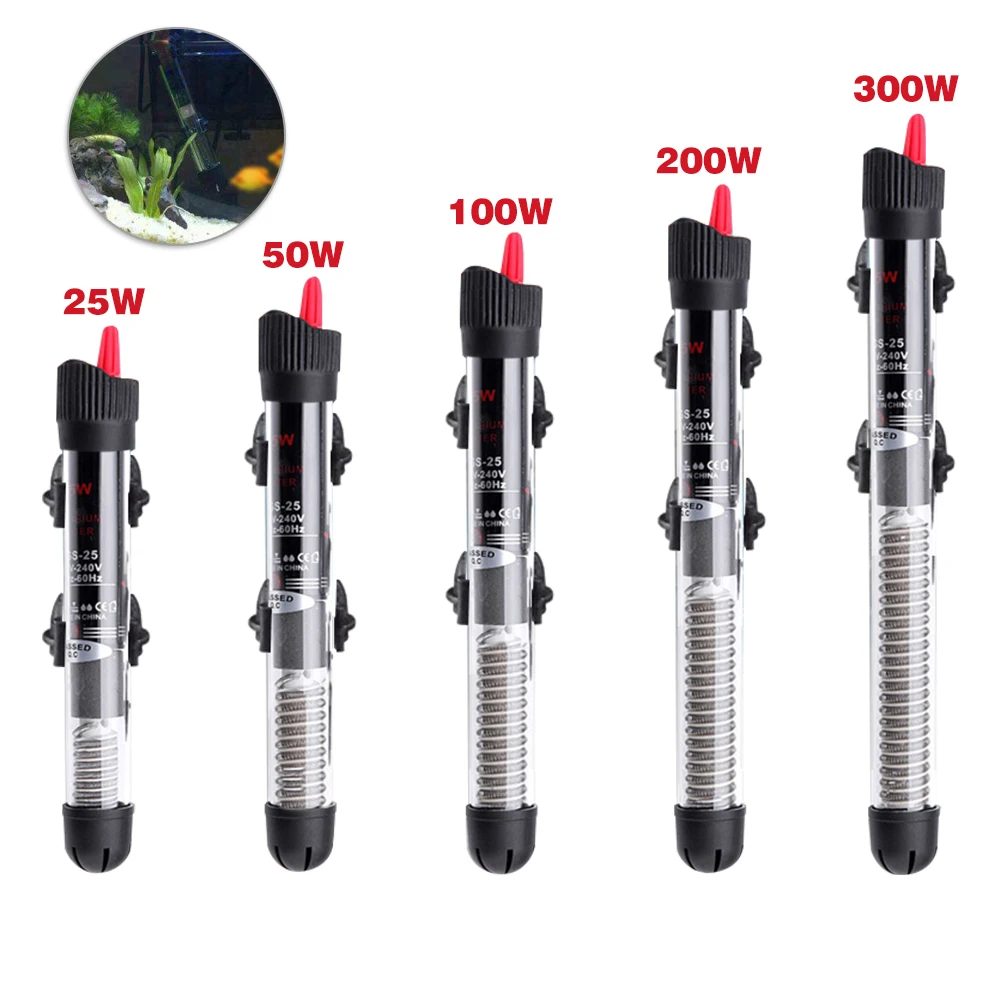 25W/50W/100W/200W/300W Aquarium Submersible Fish Tank Automatic Water Heater Constant Temperature Heating Rod EU Plug
25W/50W/100W/200W/300W Aquarium Submersible Fish Tank Automatic Water Heater Constant Temperature Heating Rod EU Plug