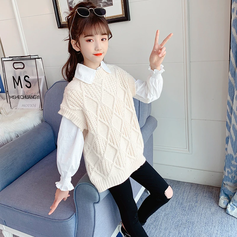 New Solid Diamond Vest 3-15 Years Old Children's Clothing Spring and Autumn All-match Sleeveless Pullover Kids Casual Clothes
New Solid Diamond Vest 3-15 Years Old Children's Clothing Spring and Autumn All-match Sleeveless Pullover Kids Casual Clothes