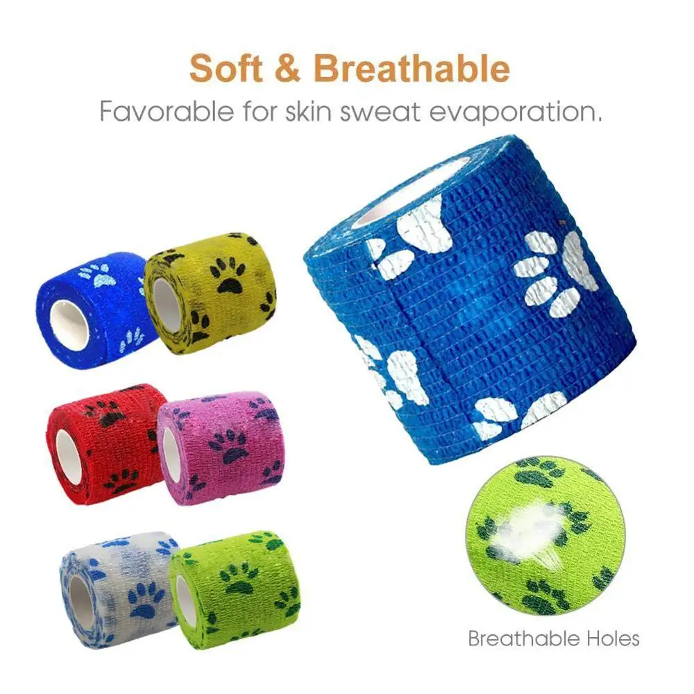 Cartoon Bandage Pet Bandage Horse Bandage Non-Woven Self-Adhesive Injury Fixed Bandage Bandage Fabric Bone Elastic Printing G1V7
Cartoon Bandage Pet Bandage Horse Bandage Non-Woven Self-Adhesive Injury Fixed Bandage Bandage Fabric Bone Elastic Printing G1V7