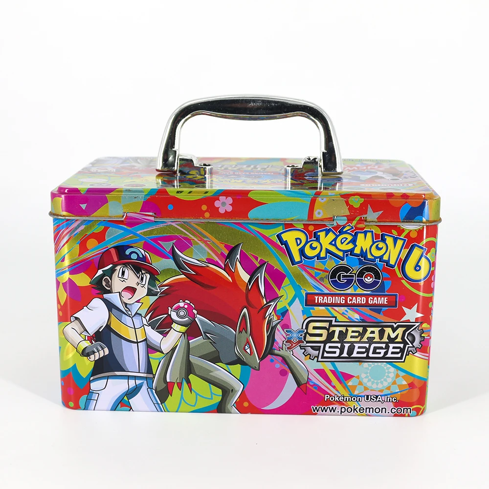 Pokemon GX EX MEGA Cover Flash Card 3D Version SWORD SHIELD SUN&MOON Portable Big Iron Box Card Collectible Gift Children Toy
Pokemon GX EX MEGA Cover Flash Card 3D Version SWORD SHIELD SUN&MOON Portable Big Iron Box Card Collectible Gift Children Toy