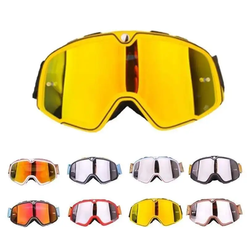 Retro motorcycle goggles, safety protection, MX night vision, off-road helmet goggles, riding
Retro motorcycle goggles, safety protection, MX night vision, off-road helmet goggles, riding