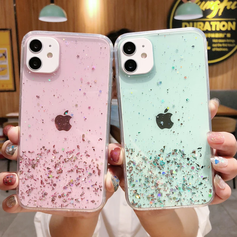 Luxury Clear Bling Glitter Phone Case For iPhone 13 12 mini 11 Pro Max XR XS Max 7 8 6 Plus Shining Sequin Soft Back Cover Case
Luxury Clear Bling Glitter Phone Case For iPhone 13 12 mini 11 Pro Max XR XS Max 7 8 6 Plus Shining Sequin Soft Back Cover Case