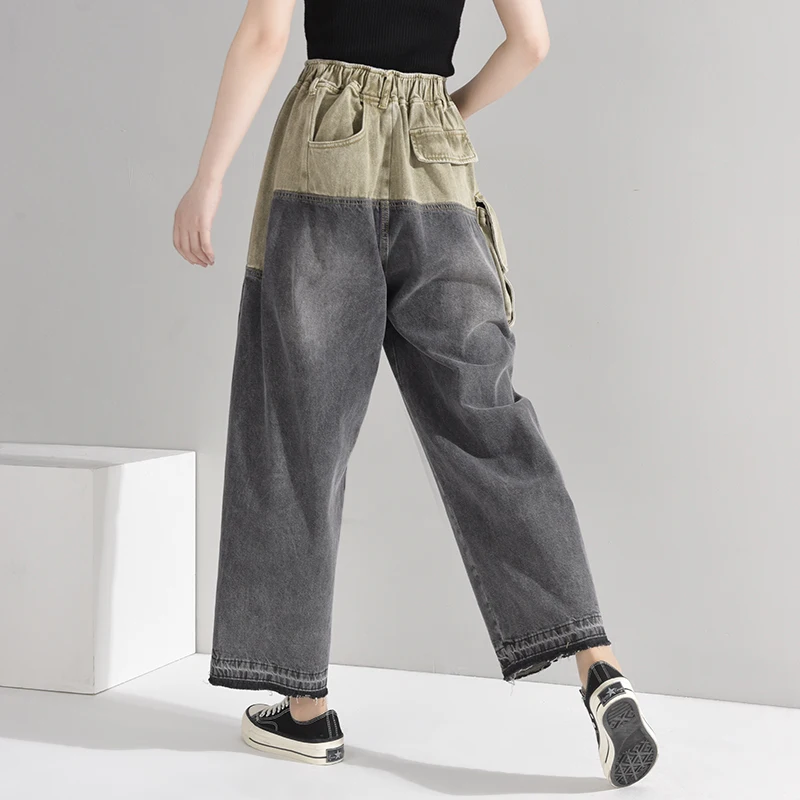 Denim Pocket Split Long Wide Leg Jeans New High Waist Loose Women Trousers Fashion Tide Spring Autumn 2021 1T99301
Denim Pocket Split Long Wide Leg Jeans New High Waist Loose Women Trousers Fashion Tide Spring Autumn 2021 1T99301