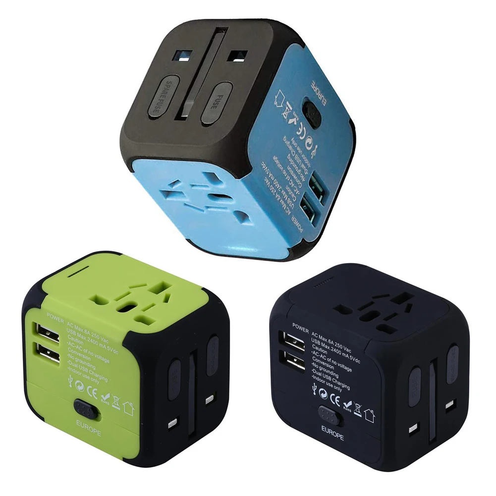 Fast USB Plug Charger Quick Charger Travel Adapter Multifunctional Dual USB Safety Fuse For Tabletphone
Fast USB Plug Charger Quick Charger Travel Adapter Multifunctional Dual USB Safety Fuse For Tabletphone