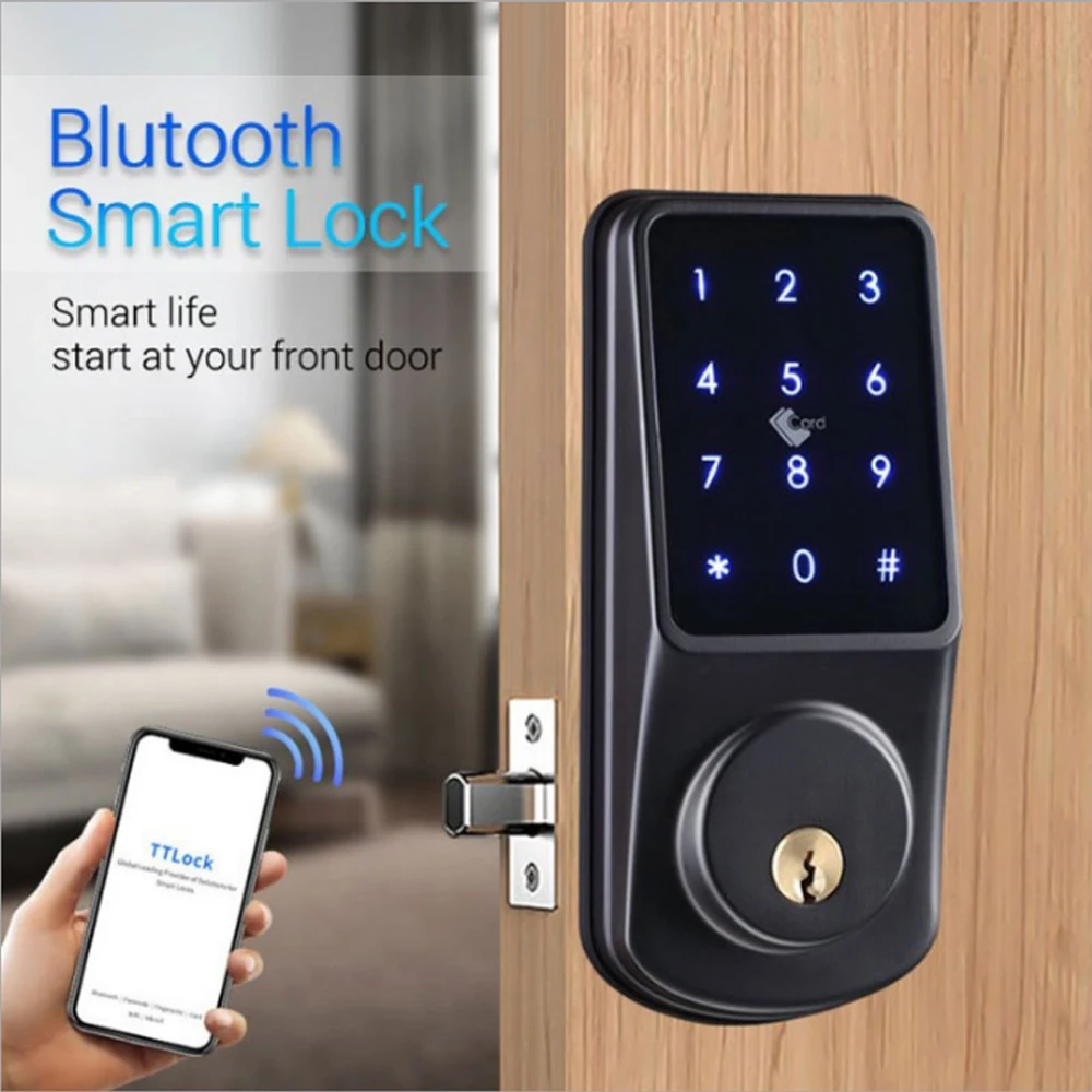 Умный электронный дверной замок WAFU, TTLock App, пароль, IC-карта, механическая разблокировка ключа для домашних отелей и систем внутренней безопа...
Умный электронный дверной замок WAFU, TTLock App, пароль, IC-карта, механическая разблокировка ключа для домашних отелей и систем внутренней безопа...