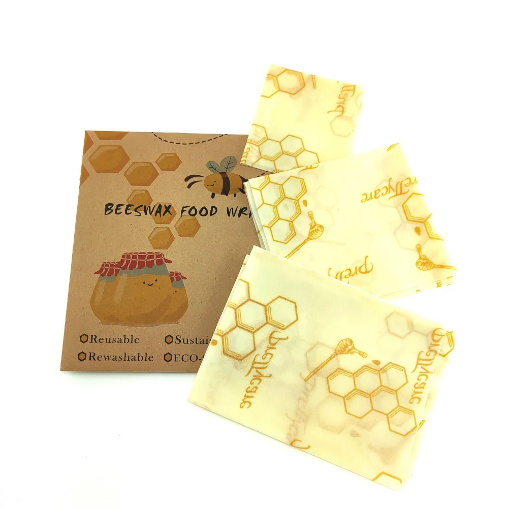 Beeswax Reusable Food Wraps Sustainable Plastic Free Food Storage Organic Beeswax Wrap Cling Wrap Replacement for Sandwich
Beeswax Reusable Food Wraps Sustainable Plastic Free Food Storage Organic Beeswax Wrap Cling Wrap Replacement for Sandwich