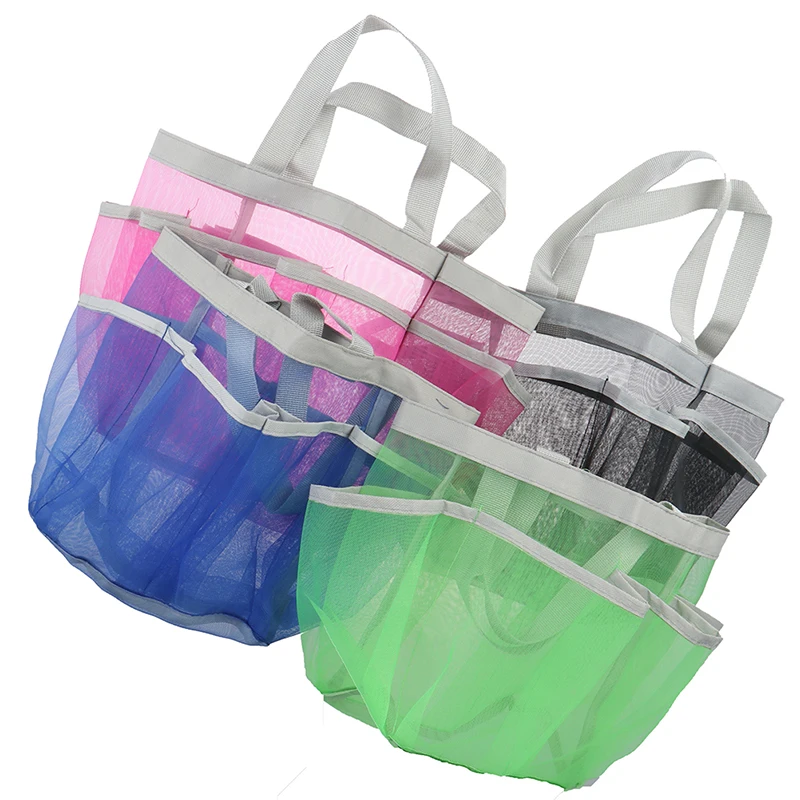 1pc Portable Quick Dry Shower Caddy Tote Bag Hanging Toiletry Mesh Bag with 7 Pocket Bathrooms Organizer for Dorm/Gym/Camp/Trave
1pc Portable Quick Dry Shower Caddy Tote Bag Hanging Toiletry Mesh Bag with 7 Pocket Bathrooms Organizer for Dorm/Gym/Camp/Trave