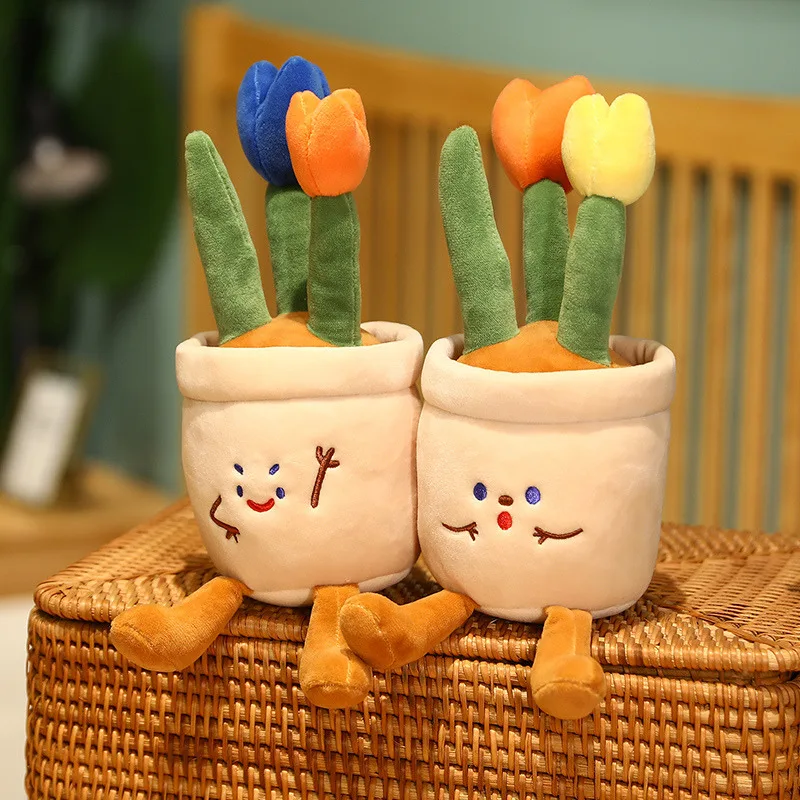 30cm Simulation Tulips Plush Toys Room Decor Stuffed Cute Plants Dolls Soft Potted Flower Pillow for Kids Girls Gift
30cm Simulation Tulips Plush Toys Room Decor Stuffed Cute Plants Dolls Soft Potted Flower Pillow for Kids Girls Gift