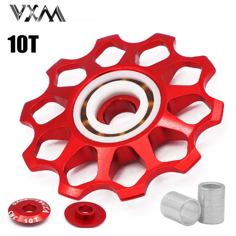 10T Derailleur Bearing Bicycle Ceramic Derailleur For Jockey Bike Rear Derailleur Pulley Wheel For 4/5/6mm Spindle Shaft Rollers
10T Derailleur Bearing Bicycle Ceramic Derailleur For Jockey Bike Rear Derailleur Pulley Wheel For 4/5/6mm Spindle Shaft Rollers