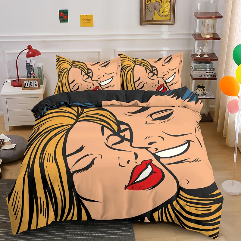 Sweet Lovers Family Duvet Cover Set King Queen Double Quilt Comforter Covers US AU UK EU Size Bedding Sets 2/3PCS Home Textile
Sweet Lovers Family Duvet Cover Set King Queen Double Quilt Comforter Covers US AU UK EU Size Bedding Sets 2/3PCS Home Textile