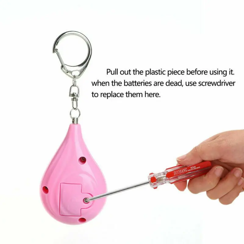 1Pc Self Defense Alarm Safe Keychain Personal Handy Alarm Kids Girls Light 130dB Sound Protect Anti-Robbing Emergency Attack
1Pc Self Defense Alarm Safe Keychain Personal Handy Alarm Kids Girls Light 130dB Sound Protect Anti-Robbing Emergency Attack