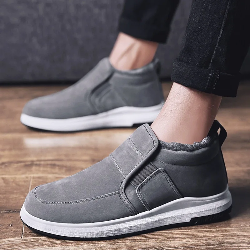 Winter Men Sneakers Plush Shoes Platform Shoes Warm Skateboard Shoes 2021 Winter Slip on Men Ankle Boots Mocasines Hombre
Winter Men Sneakers Plush Shoes Platform Shoes Warm Skateboard Shoes 2021 Winter Slip on Men Ankle Boots Mocasines Hombre