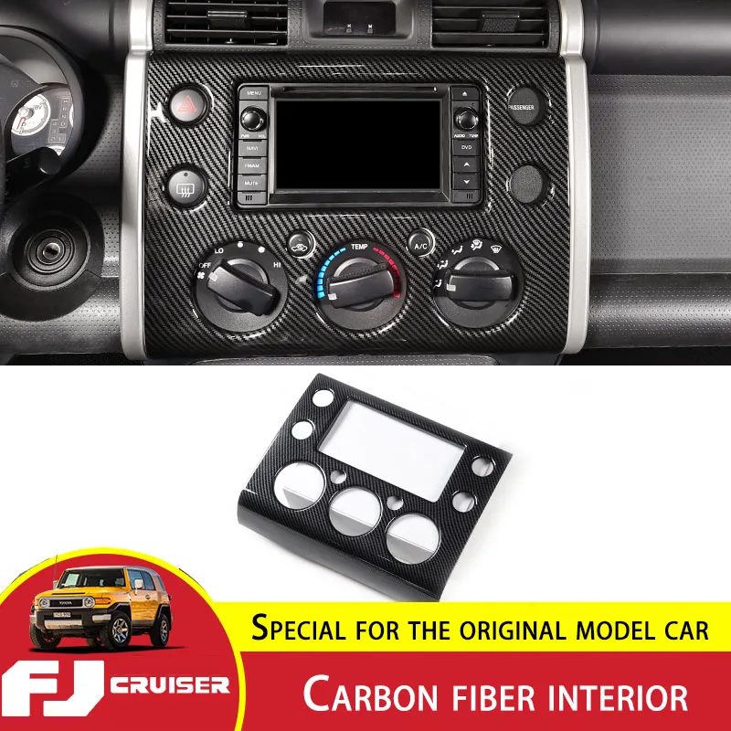 For Toyota FJ Cruiser Navigation Panel Sticker ABS Carbon Fiber Pattern GPS Screen Frame FJ Cruiser Interior Modification 
For Toyota FJ Cruiser Navigation Panel Sticker ABS Carbon Fiber Pattern GPS Screen Frame FJ Cruiser Interior Modification