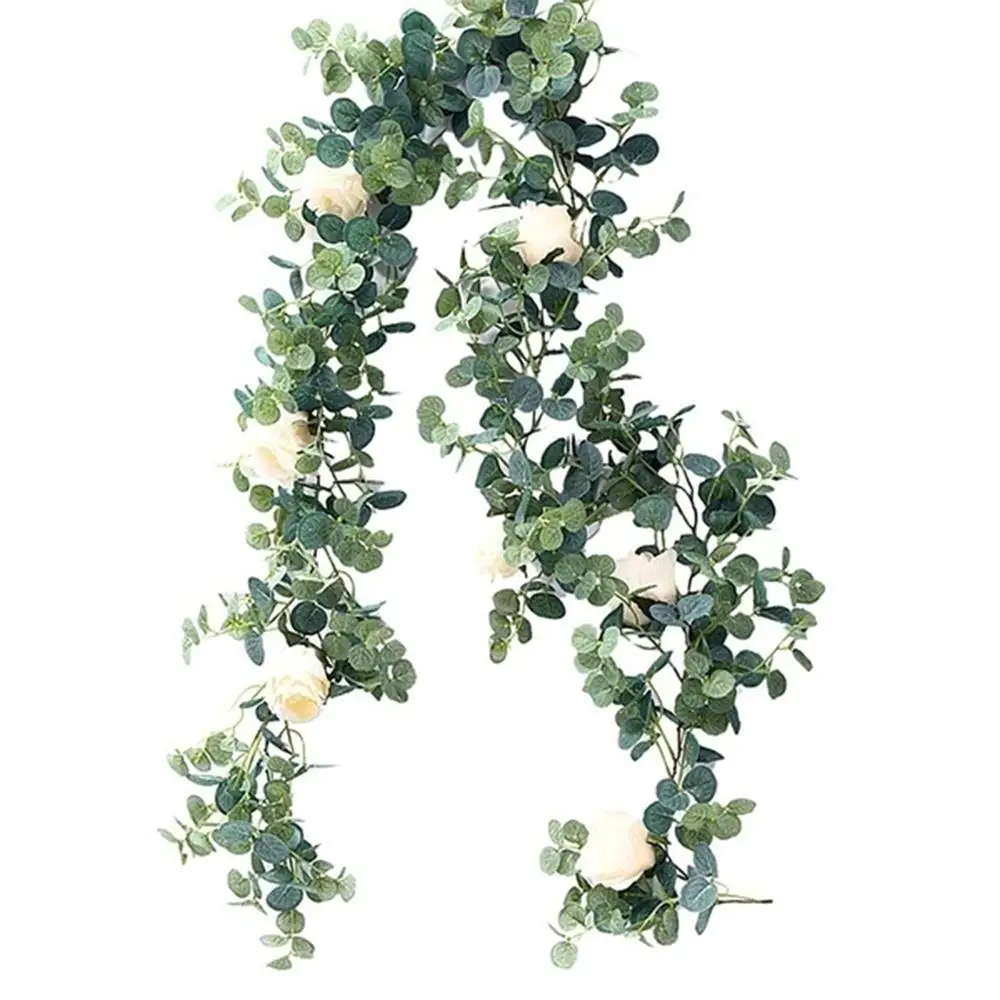 Artificial Plant Simulated Eucalyptus Romantic Creative with 8 Roses 1.8M Photo Props Festive Wedding Decoration
Artificial Plant Simulated Eucalyptus Romantic Creative with 8 Roses 1.8M Photo Props Festive Wedding Decoration