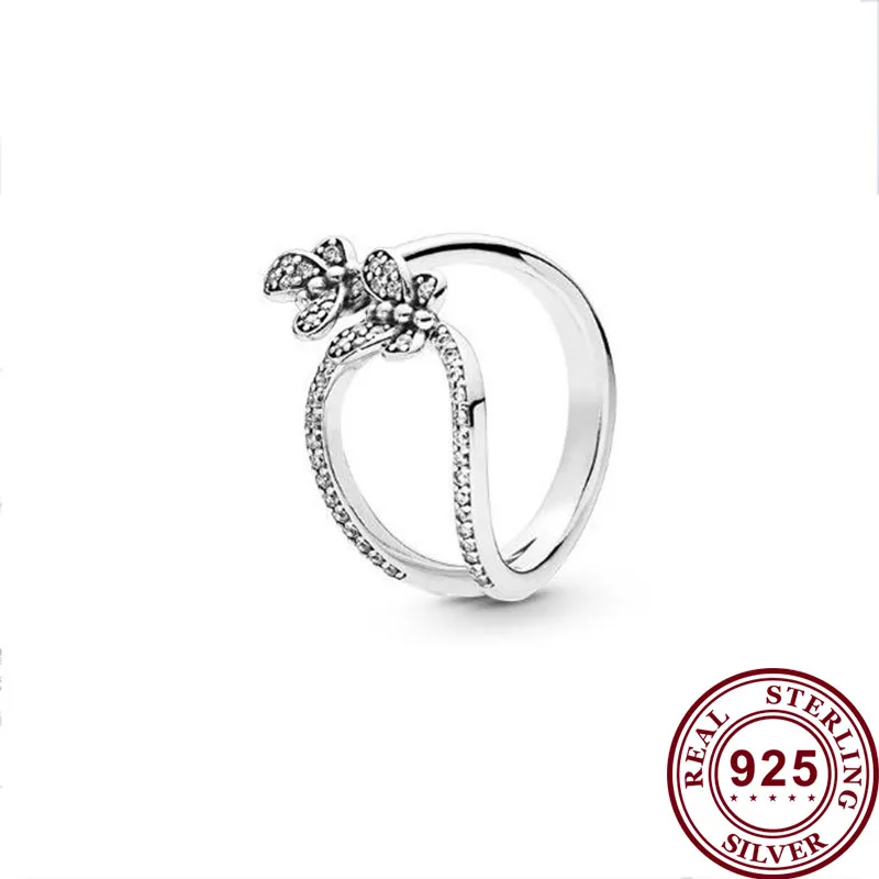 925 кольцо Silver Pan Ring Enchanting Double Butterfly With Crystal Cz Pan Ring For Women Wedding Party Fashion Jewelry
925 кольцо Silver Pan Ring Enchanting Double Butterfly With Crystal Cz Pan Ring For Women Wedding Party Fashion Jewelry