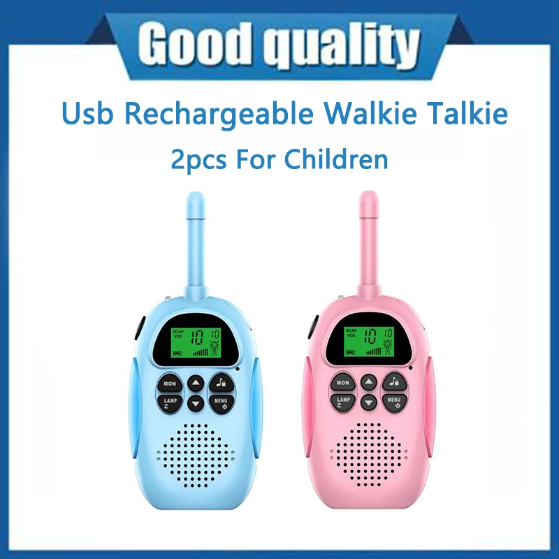 2 шт. Walkie Talkie наружный Беспроводной для детей сильный сигнал фонарик Usb Перезаряжаемые иди и болтай Walkie Talkie
2 шт. Walkie Talkie наружный Беспроводной для детей сильный сигнал фонарик Usb Перезаряжаемые иди и болтай Walkie Talkie