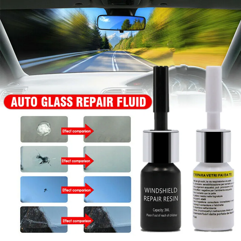 2Pack Car Glass Nano Repair Fluid Kit Automotive Window Glass Crack Chip Repair DIY Windshield Repair Tools
2Pack Car Glass Nano Repair Fluid Kit Automotive Window Glass Crack Chip Repair DIY Windshield Repair Tools