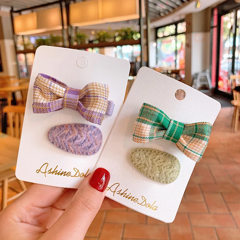 Free shipping Fashion Children Plaid Bow hairpins BB girl's cute Solid hairclips kids korea style side clip hair accessories
Free shipping Fashion Children Plaid Bow hairpins BB girl's cute Solid hairclips kids korea style side clip hair accessories