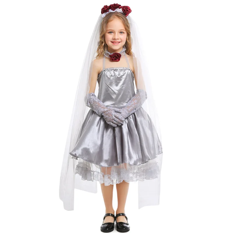 JYZCOS Kids Cosplay Ghost Bride Dress Halloween Masquerade Role Playing Stage Show Drama Performance Dress
JYZCOS Kids Cosplay Ghost Bride Dress Halloween Masquerade Role Playing Stage Show Drama Performance Dress