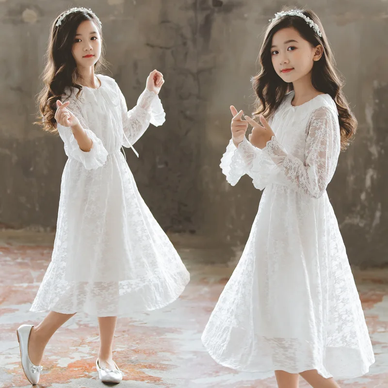 White Lace Princess Dress Baby Toddler Girls Petal Sleeve O-neck Mid Calf Party Dresses Kids Fashoin 2019 Autumn Dress Clothing
White Lace Princess Dress Baby Toddler Girls Petal Sleeve O-neck Mid Calf Party Dresses Kids Fashoin 2019 Autumn Dress Clothing