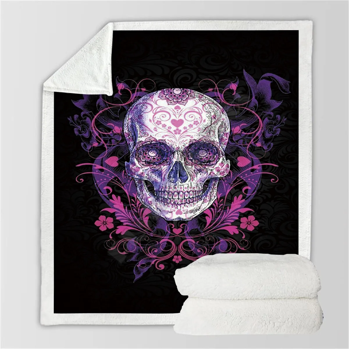 Skull Fleece Blanket 3D full printed Wearable Blanket Adults/kids Fleece Blanket Sherpa Blanket Drop Shipping 02
Skull Fleece Blanket 3D full printed Wearable Blanket Adults/kids Fleece Blanket Sherpa Blanket Drop Shipping 02