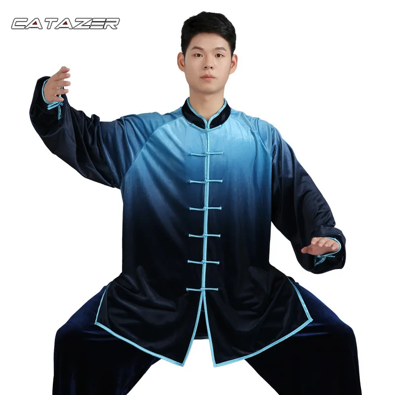 Martial Arts Clothes Winter South Korean Cashmere Keep Warm for Unisex Chinese Kung Fu Tai Chi Uniform Gradient Color
Martial Arts Clothes Winter South Korean Cashmere Keep Warm for Unisex Chinese Kung Fu Tai Chi Uniform Gradient Color