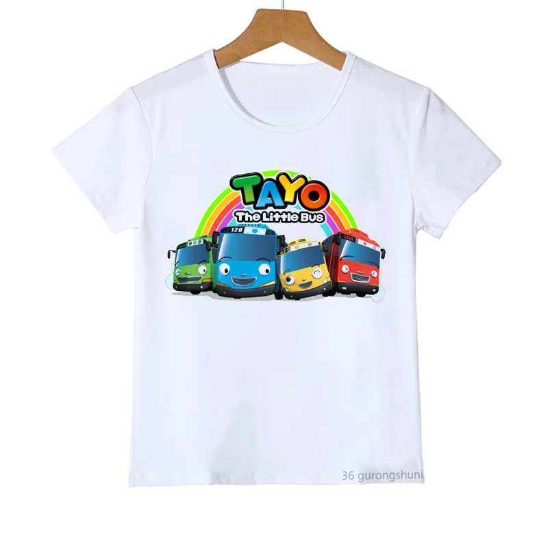 Funny Children Tshirt Cute Tayo And Little Friends Car Cartoon Print Boys T-Shirt Summer Girks Shirt Fashion Toddler Tshirt Tops
Funny Children Tshirt Cute Tayo And Little Friends Car Cartoon Print Boys T-Shirt Summer Girks Shirt Fashion Toddler Tshirt Tops