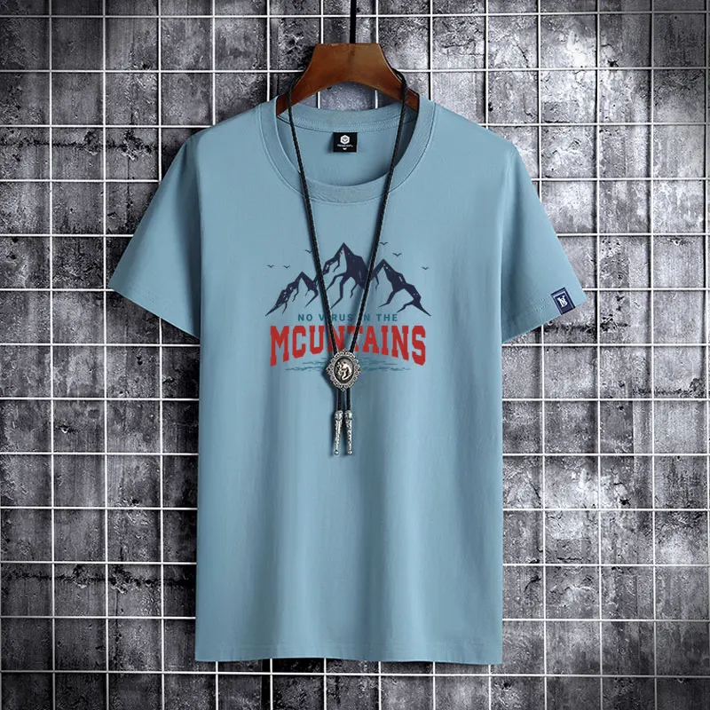 2021 NEW Snow Mountain Printing 100% cotton Men T Shirt Hip-Hop Cotton T-shirt O-neck Summer Male Causal Tshirts Fashion Loose
2021 NEW Snow Mountain Printing 100% cotton Men T Shirt Hip-Hop Cotton T-shirt O-neck Summer Male Causal Tshirts Fashion Loose