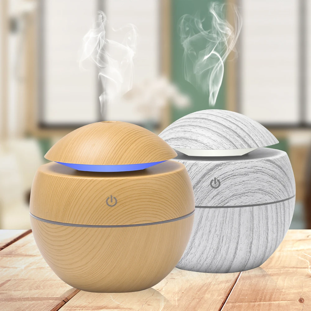 Mini Air Humidifier Ultrasonic USB Aroma Diffuser Wood Grain LED Night Light Electric Essential Oil Diffuser aromatherapy Home
Mini Air Humidifier Ultrasonic USB Aroma Diffuser Wood Grain LED Night Light Electric Essential Oil Diffuser aromatherapy Home