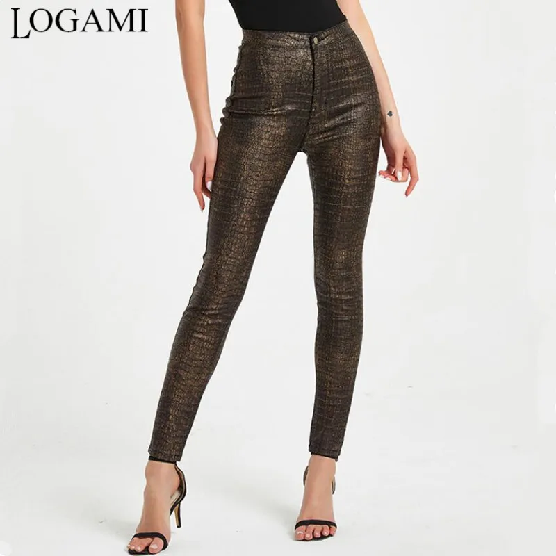 LOGAMI High Waist Crocodile Pattern Pu Pants Women Sexy Pencil Pants Womens Faux Leather Trousers 2xl
LOGAMI High Waist Crocodile Pattern Pu Pants Women Sexy Pencil Pants Womens Faux Leather Trousers 2xl
