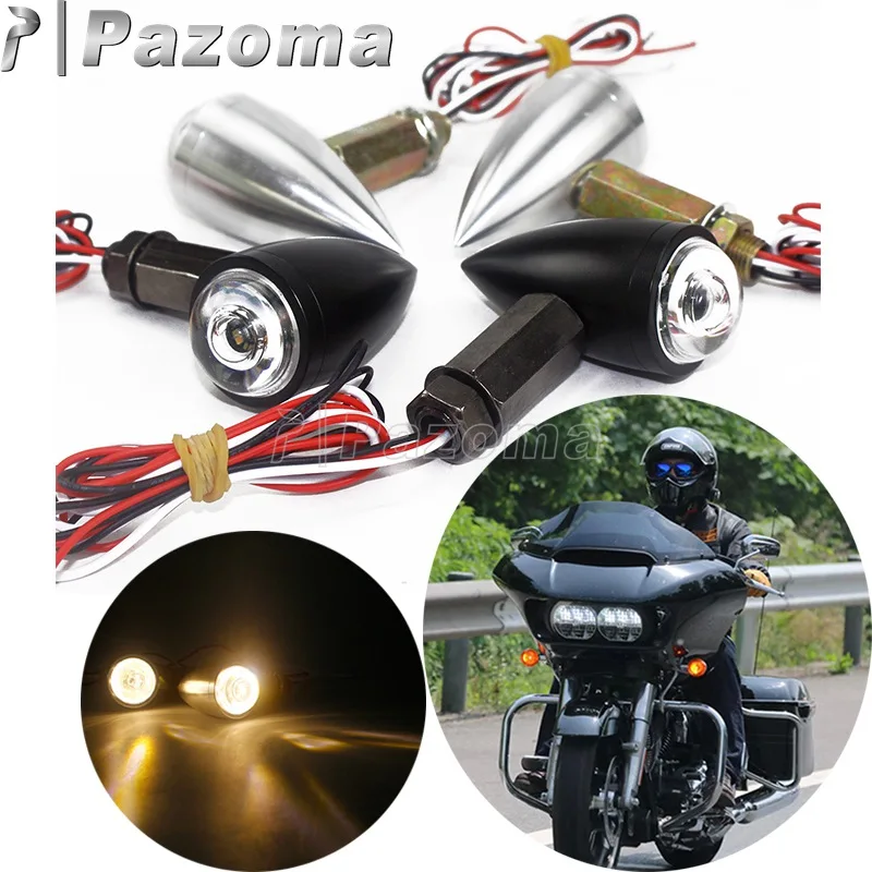 Motorcycle LED Turn Signal Indicators 12V Bullet Amber Blinker Flashers Lamp Universal For Harley BMW Honda Yamaha 10mm Hole
Motorcycle LED Turn Signal Indicators 12V Bullet Amber Blinker Flashers Lamp Universal For Harley BMW Honda Yamaha 10mm Hole