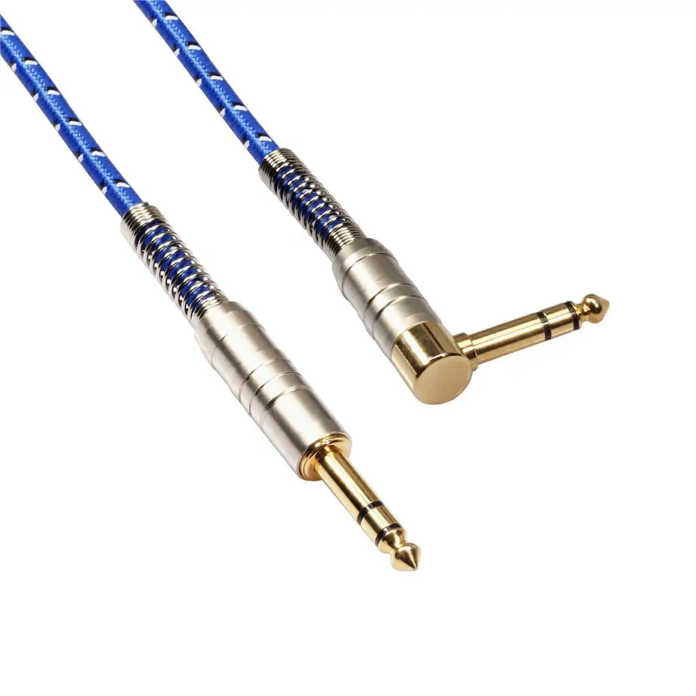 6.35mm Male To Male Gold-plated Stereo Audio Cable With Metal Housing For Electric Guitar Microphone Power Amplifier
6.35mm Male To Male Gold-plated Stereo Audio Cable With Metal Housing For Electric Guitar Microphone Power Amplifier
