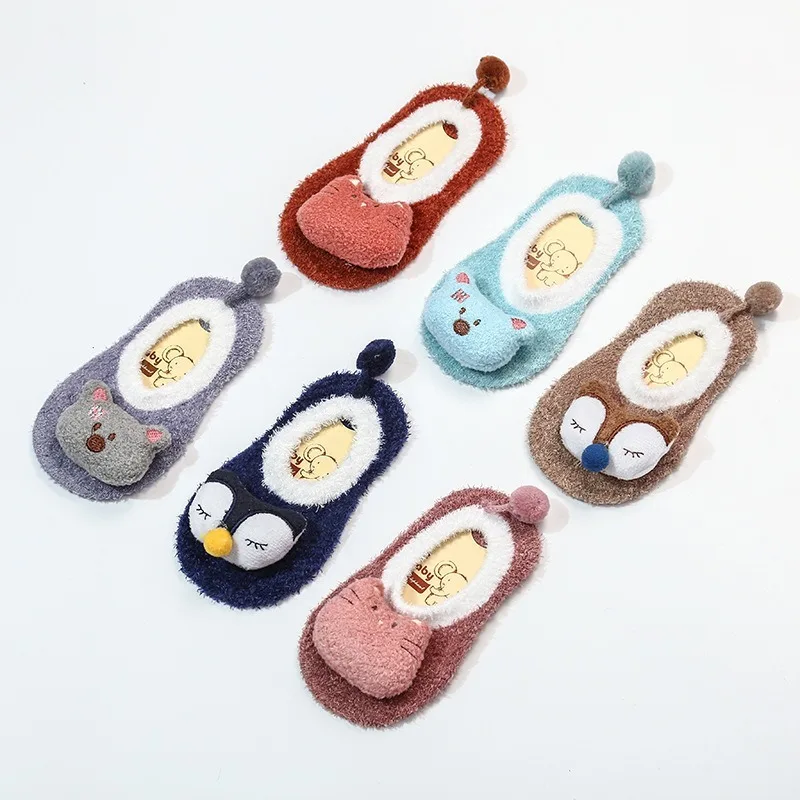 3 pairs New baby socks three-dimensional cartoon children's non-slip floor socks baby warm socks toddler socks breathable
3 pairs New baby socks three-dimensional cartoon children's non-slip floor socks baby warm socks toddler socks breathable