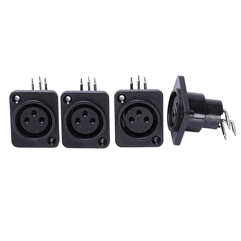 Promotion! 10pcs Black XLR 3pin Female Jack Panel Mount Chassis PCB Socket Connector
Promotion! 10pcs Black XLR 3pin Female Jack Panel Mount Chassis PCB Socket Connector