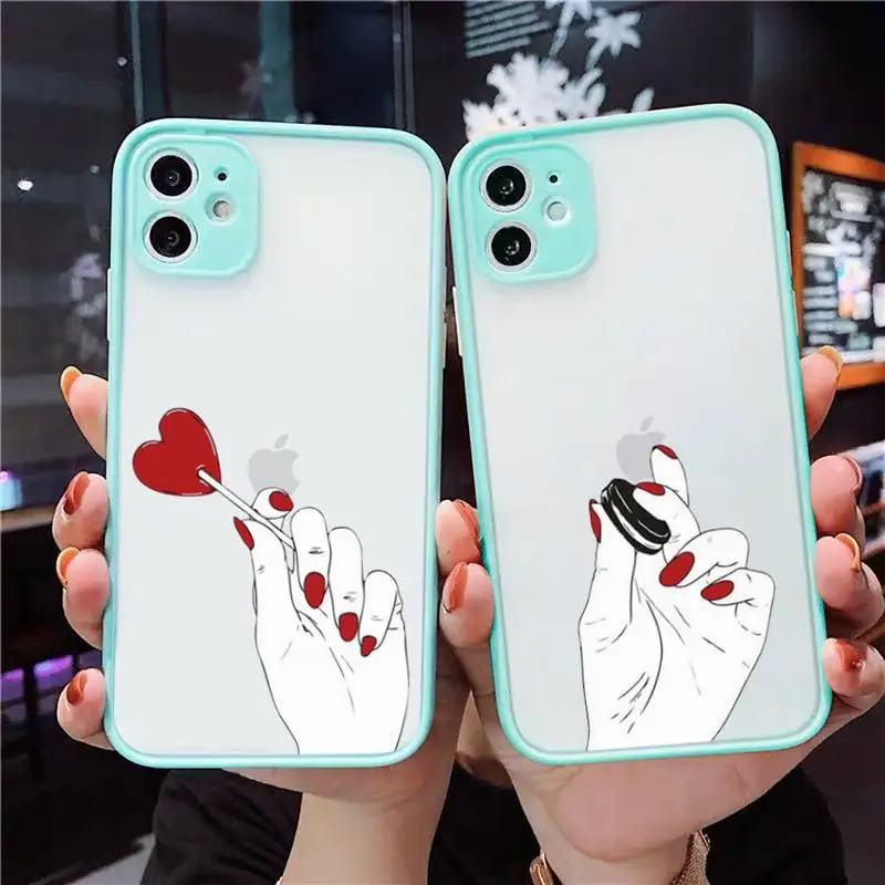 Hand art daisy Love heart butterfly Phone Case Matte Transparent for iPhone 7 8 11 12 s mini pro X XS XR MAX Plus cover funda
Hand art daisy Love heart butterfly Phone Case Matte Transparent for iPhone 7 8 11 12 s mini pro X XS XR MAX Plus cover funda