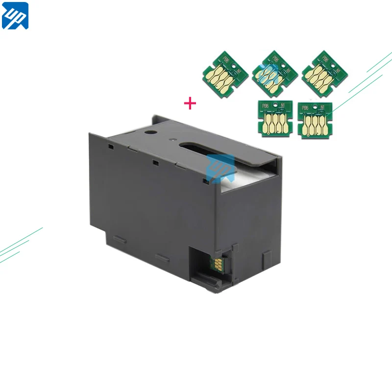 Фото Резервуар T6716 для обслуживания отработанных чернил + чип epson PX-S884 C529R C579R M5299 M5799 C5710DW