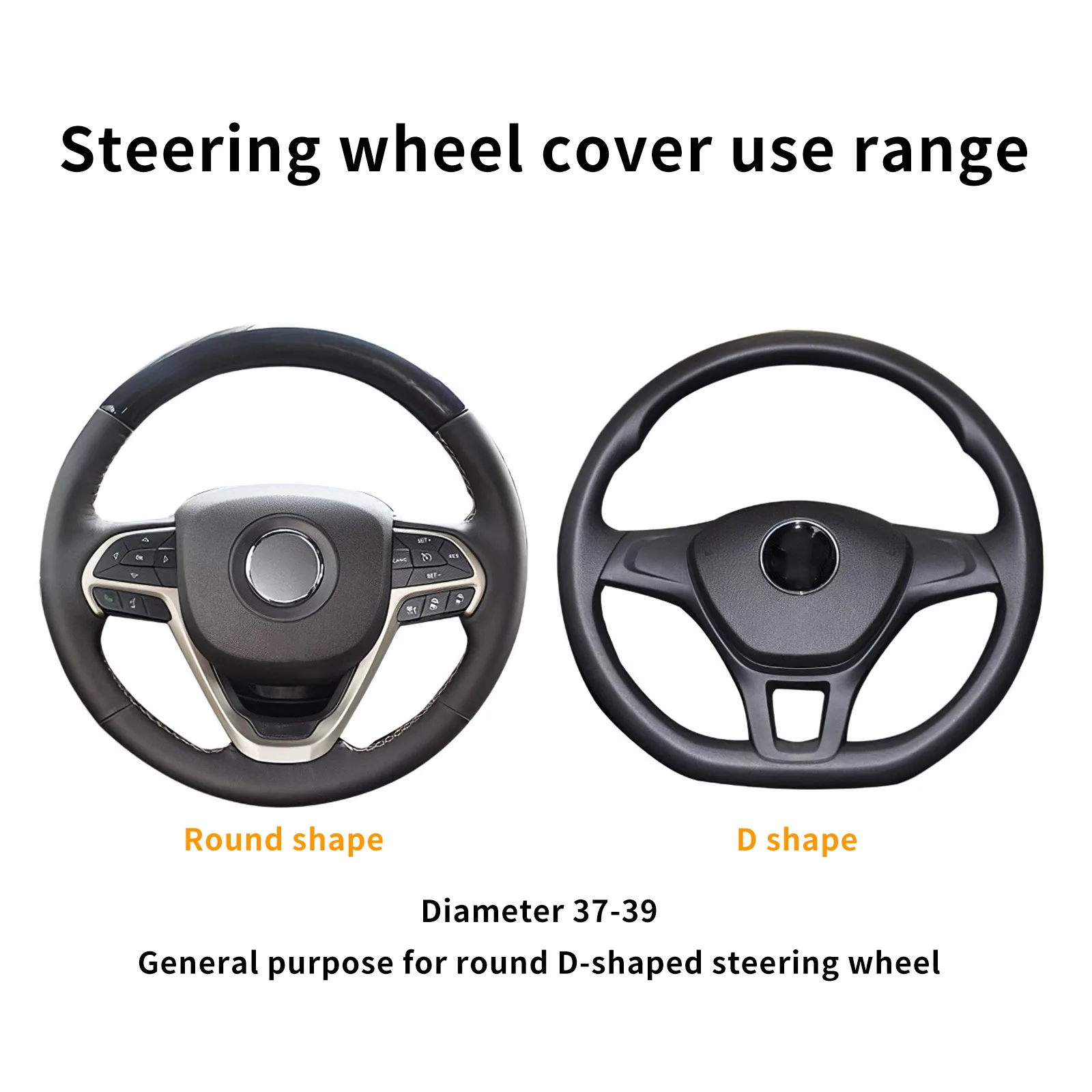 37-39cm Universal Car Steering Wheel Case Covernti-Slip Car Steering Wheel Protector Auto Car Interior Accessories Car Styling
37-39cm Universal Car Steering Wheel Case Covernti-Slip Car Steering Wheel Protector Auto Car Interior Accessories Car Styling