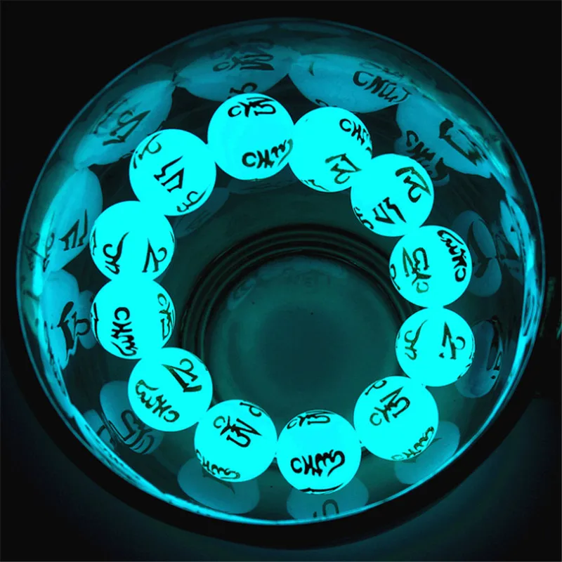 Natural Green Luminous Stone Glowing In The Dark Buddhist scripture Buddhism Prayer Charm Rosary Bracelet For Women Yoga Jewelry
Natural Green Luminous Stone Glowing In The Dark Buddhist scripture Buddhism Prayer Charm Rosary Bracelet For Women Yoga Jewelry