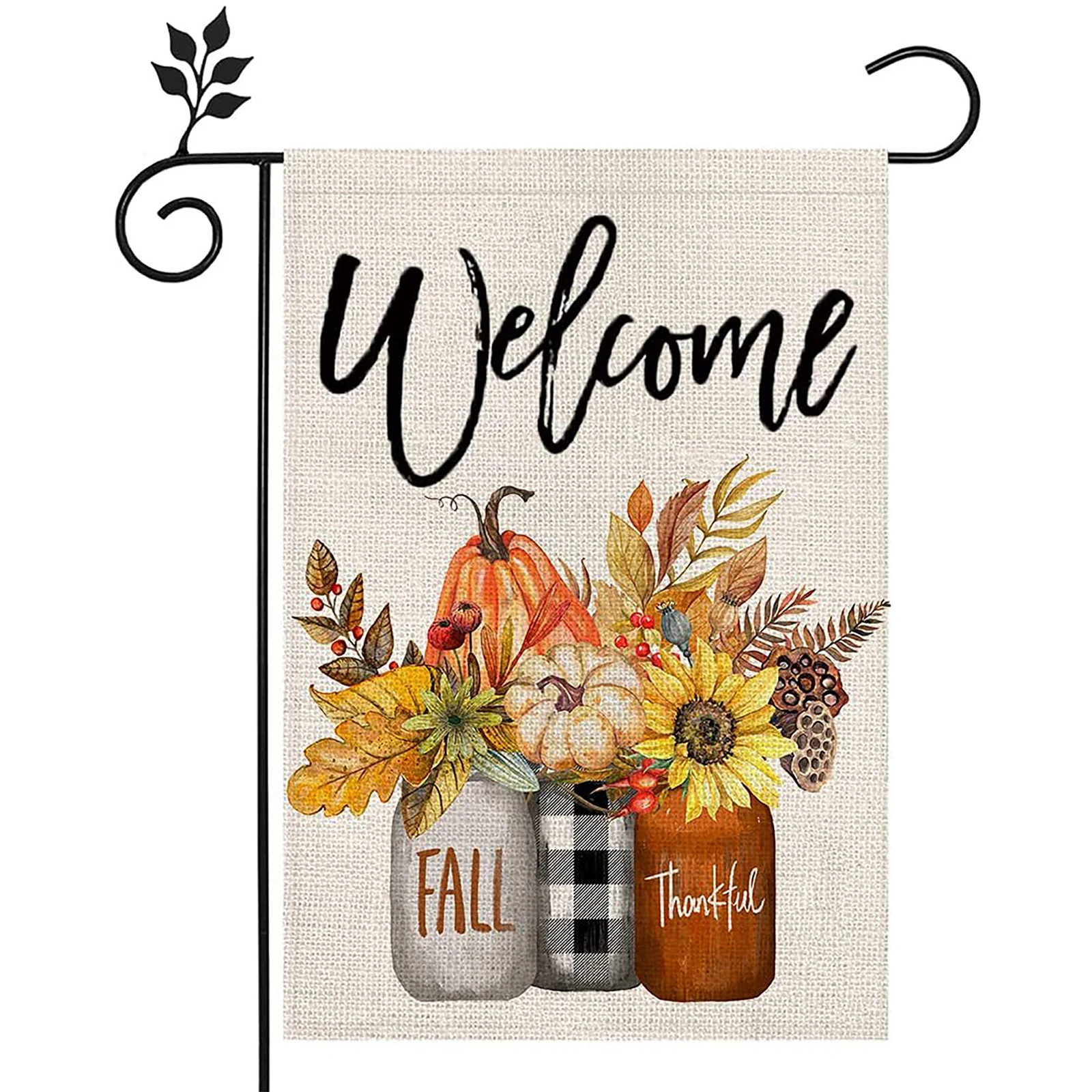 Halloween Pumpkin Fall Garden Flag Vertical Welcome Double Side Harvest Flag Thanksgiving Fall Autumn Harvest Vintage Decor
Halloween Pumpkin Fall Garden Flag Vertical Welcome Double Side Harvest Flag Thanksgiving Fall Autumn Harvest Vintage Decor