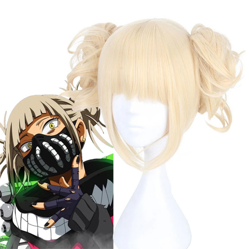 Anime My Hero Academia Cross my body Himiko Toga Cosplay Wig Light Blonde Ponytails Hair Heat Resistant Halloween Party Wig
Anime My Hero Academia Cross my body Himiko Toga Cosplay Wig Light Blonde Ponytails Hair Heat Resistant Halloween Party Wig